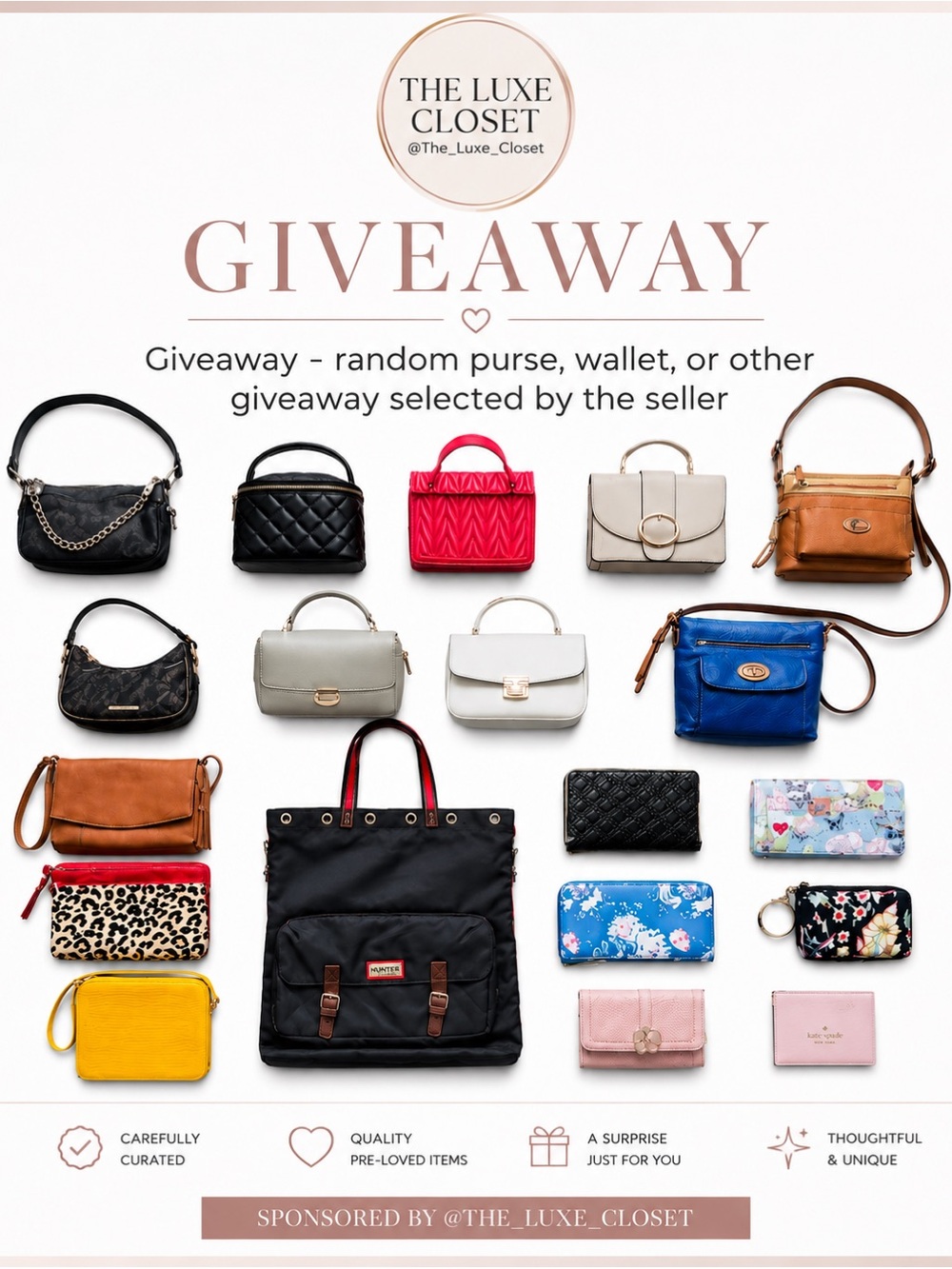 GIveaway Item- Random Selection by Seller